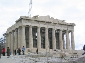 Akropolis in Athene, Griekenland