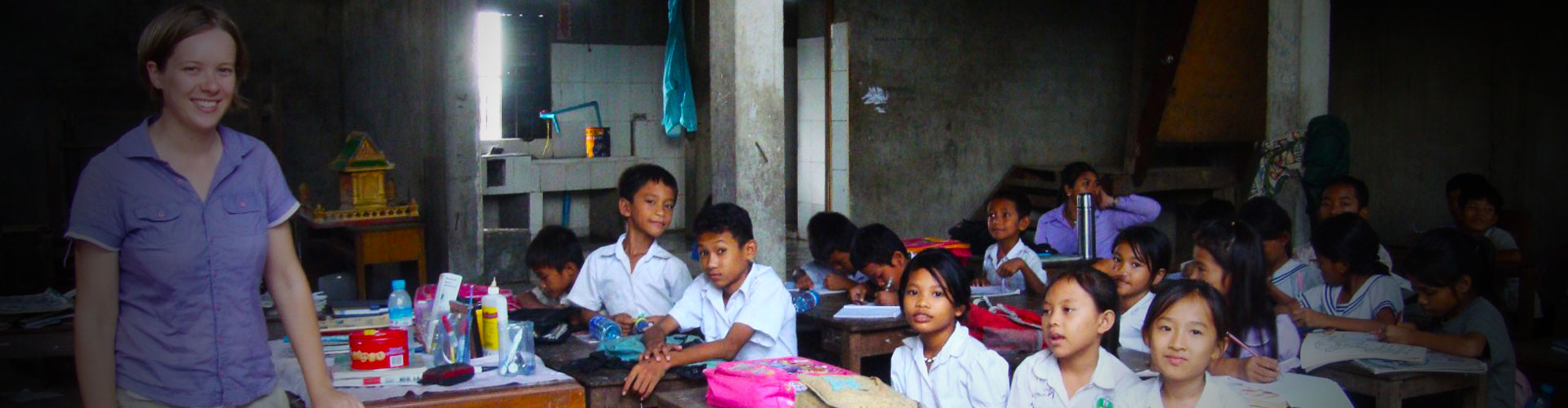 Freiwilliges Englischunterrichtsprogramm in Kambodscha
