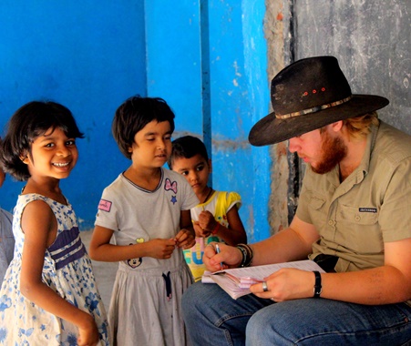 Volunteer in India