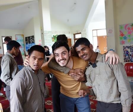 Volontariato in India per l'assistenza ai disabili