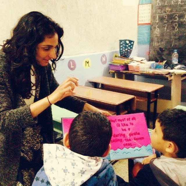 Sabrina Samra while Volunteering in Morocco
