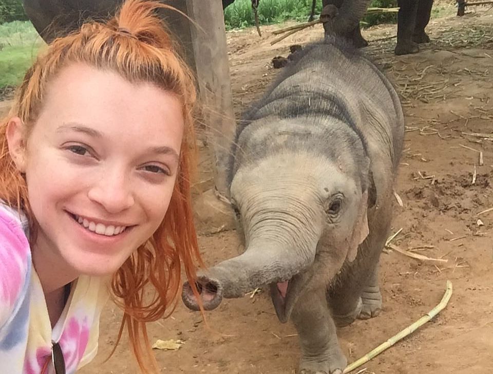 Marlo, who traveled from Colorado to Thailand, all by herself