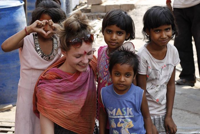 street children volunteer program in India