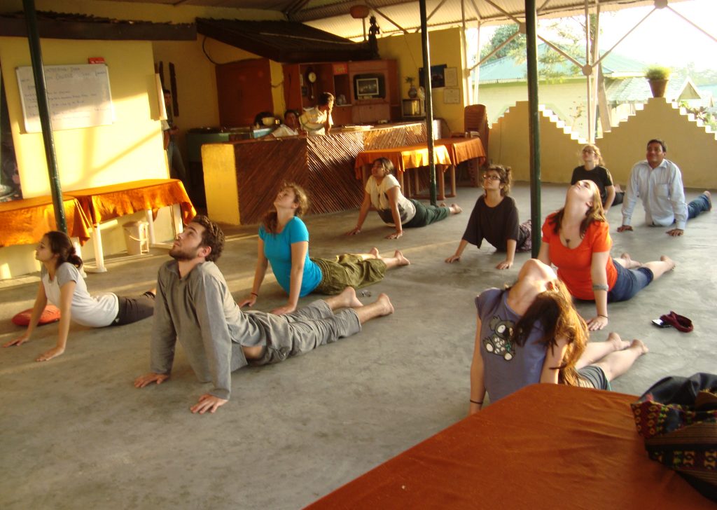 yoga and volunteer program