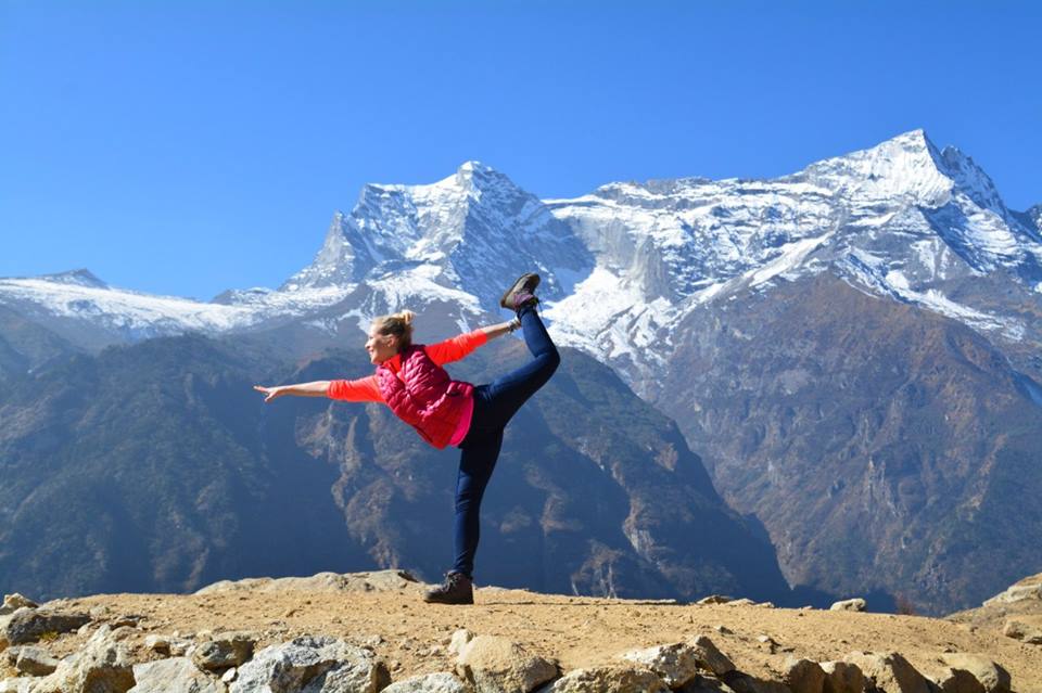 yoga in Himalayas