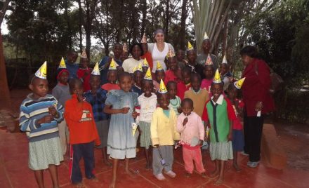 volunteering at an orphanage