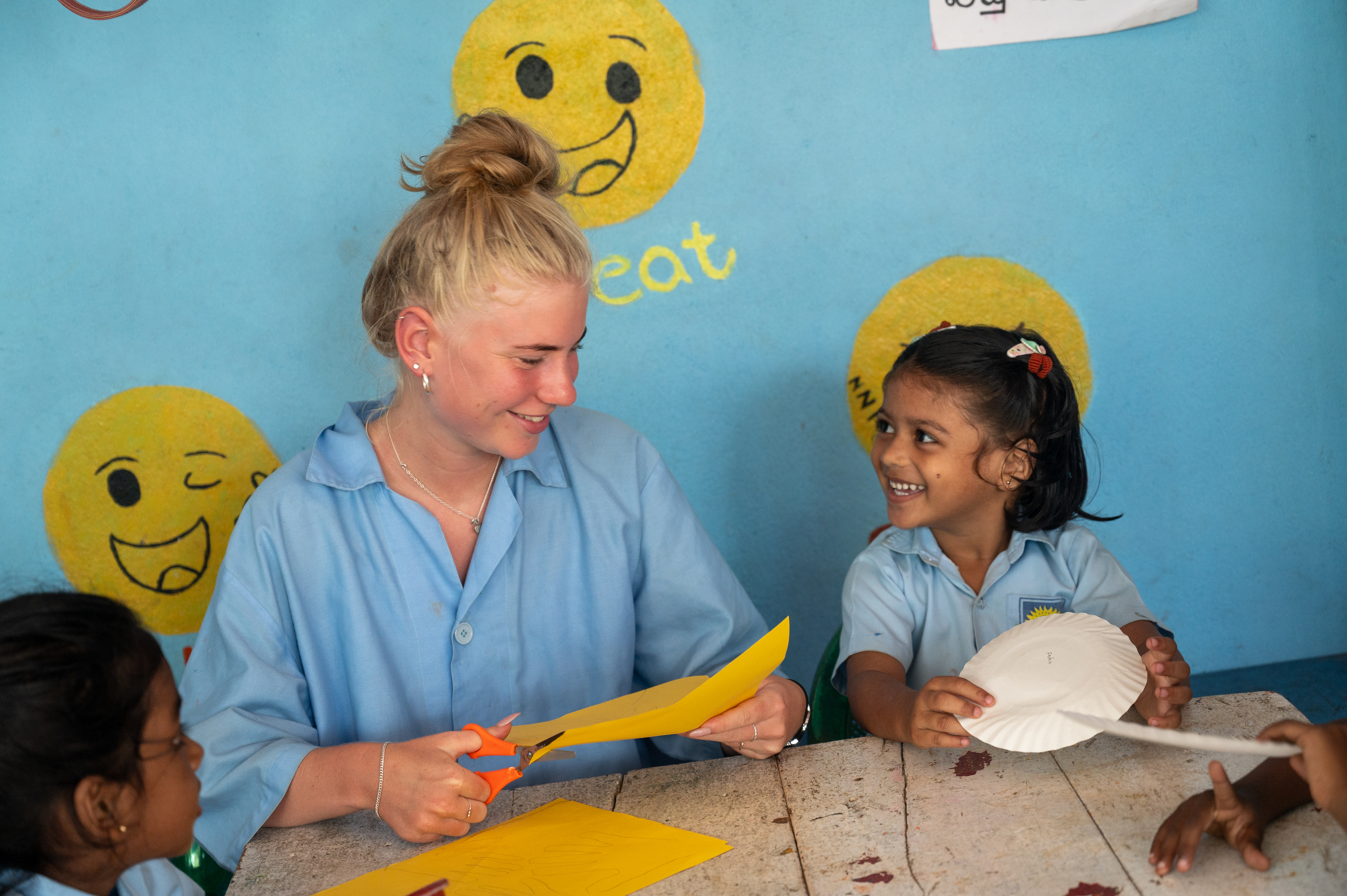 Kindergarten volunteering in Sri Lanka