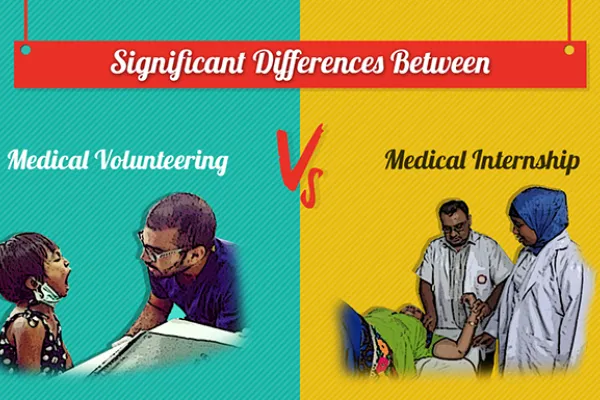Differences Between a Medical Volunteering &#038; Medical Internship &#8211; Infographic