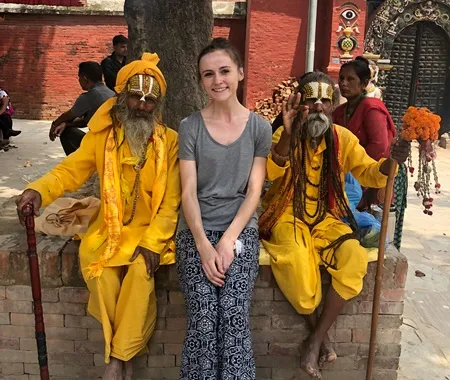 Vrijwilliger in Nepal