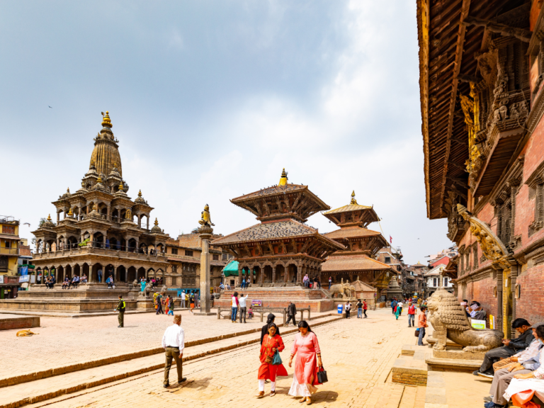 Patan Durbar Square in the Kathmandu Valley, a weekend trip for volunteers in Nepal