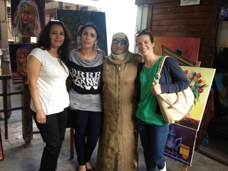 Women's empowerment volunteers supporting local women in India