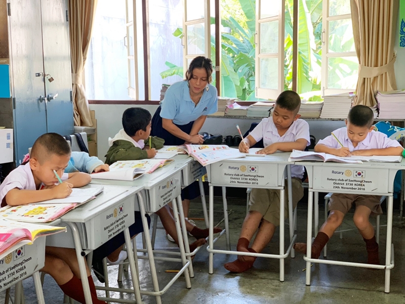Programa de voluntariado para o ensino de inglês na Tailândia